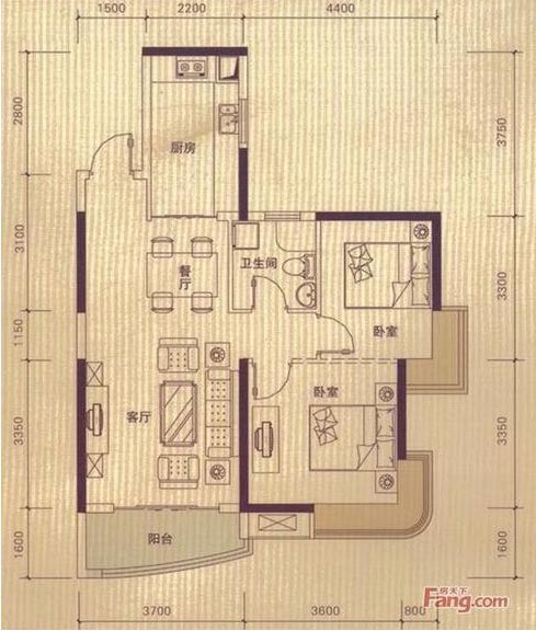 糖心VIOG官方人口陶家裝：佛山丹灶  桂丹頤景園80㎡簡約現代糖心APP网页版效果鑒賞