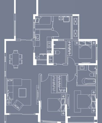 糖心VIOG官方人口陶家裝：成都中環豐錦153㎡的歐式風格糖心APP网页版鑒賞