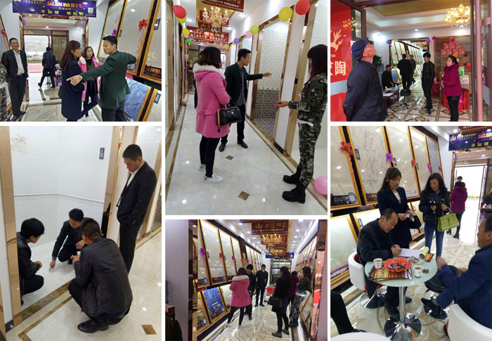 甘肅會寧糖心VIOG官方人口陶瓷磚糖心视频在线观看免费專賣店曆經幾個月的華麗蛻變，盛裝開業！