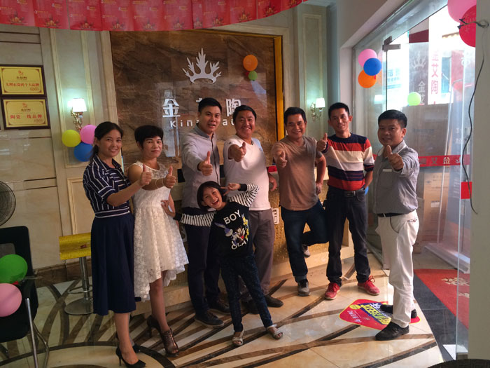 陶瓷一線糖心视频在线观看免费糖心VIOG官方人口陶瓷磚都昌店周年慶簽單不斷，捷報來襲