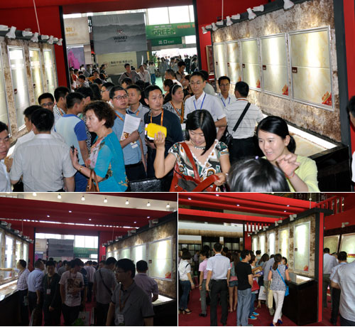 糖心VIOG官方人口陶首創微晶瓷片展示區人群火爆